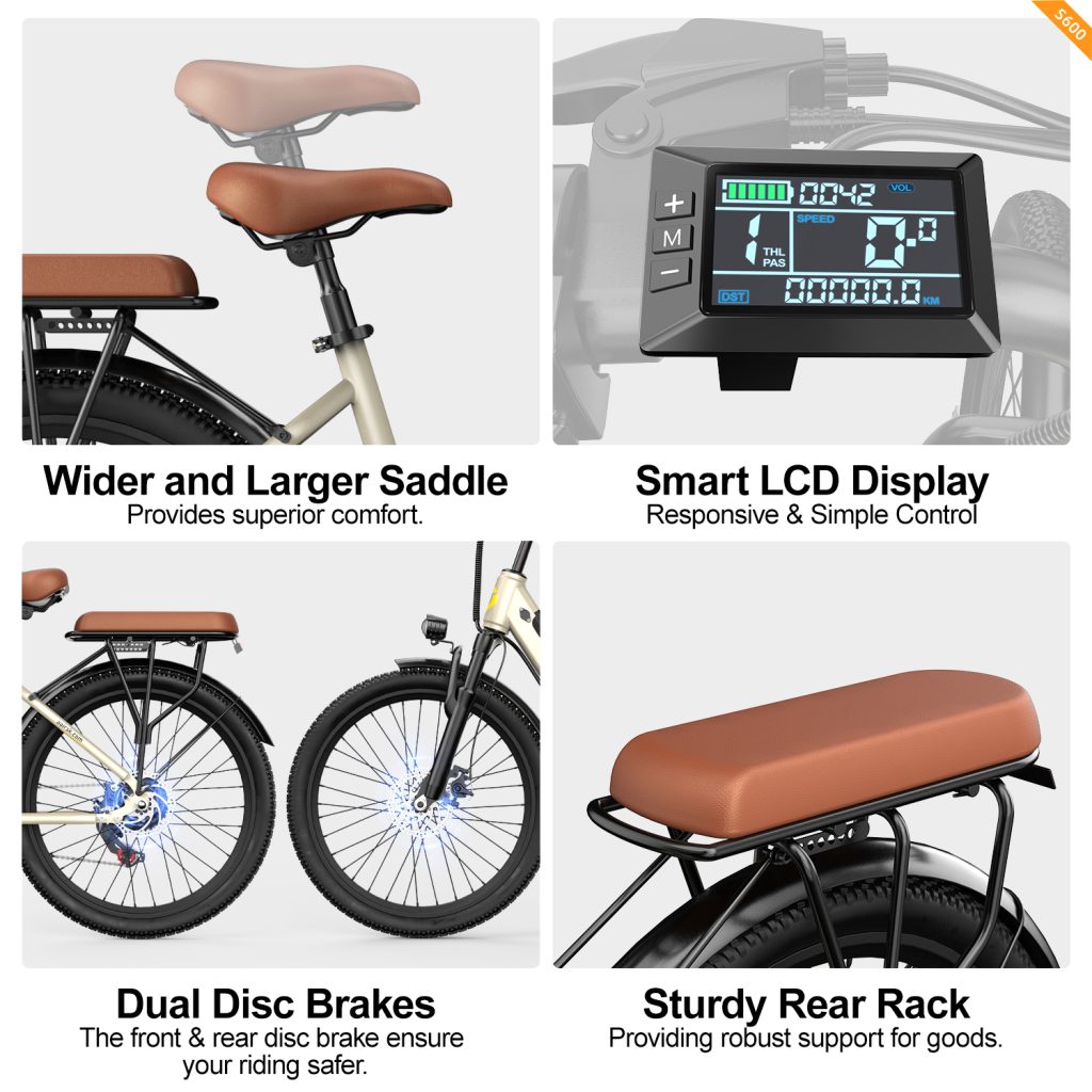 Aairsk S600 city e-bike components