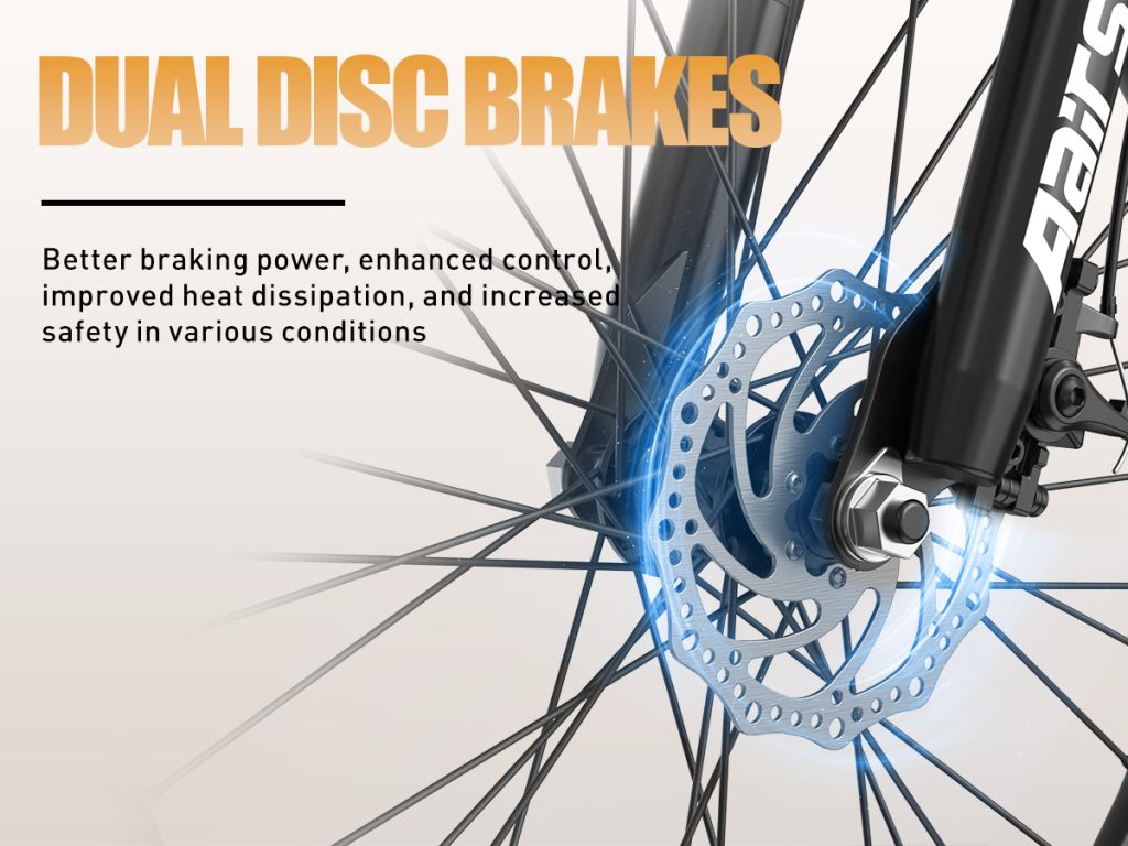 Aairsk SU7 dual disc brake system