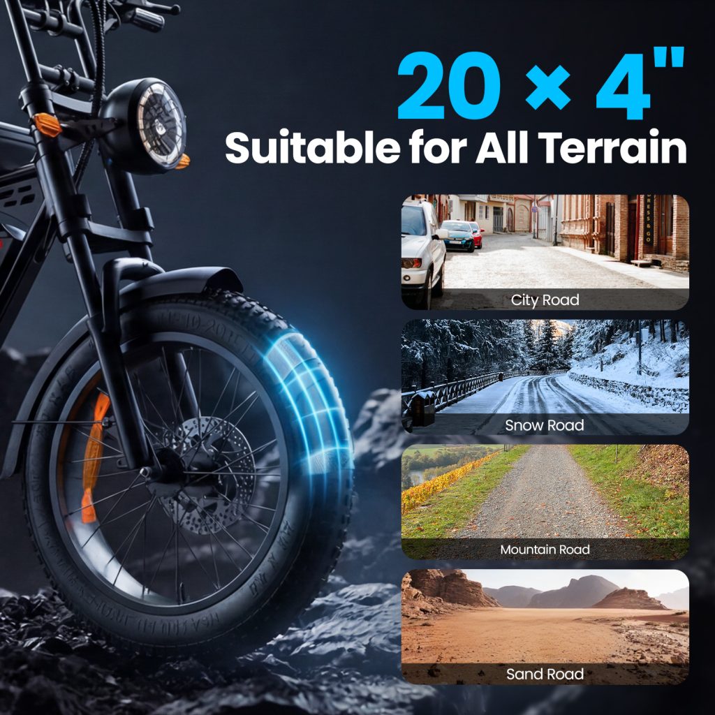 Aairsk X5 20 x 4 inch fat tire