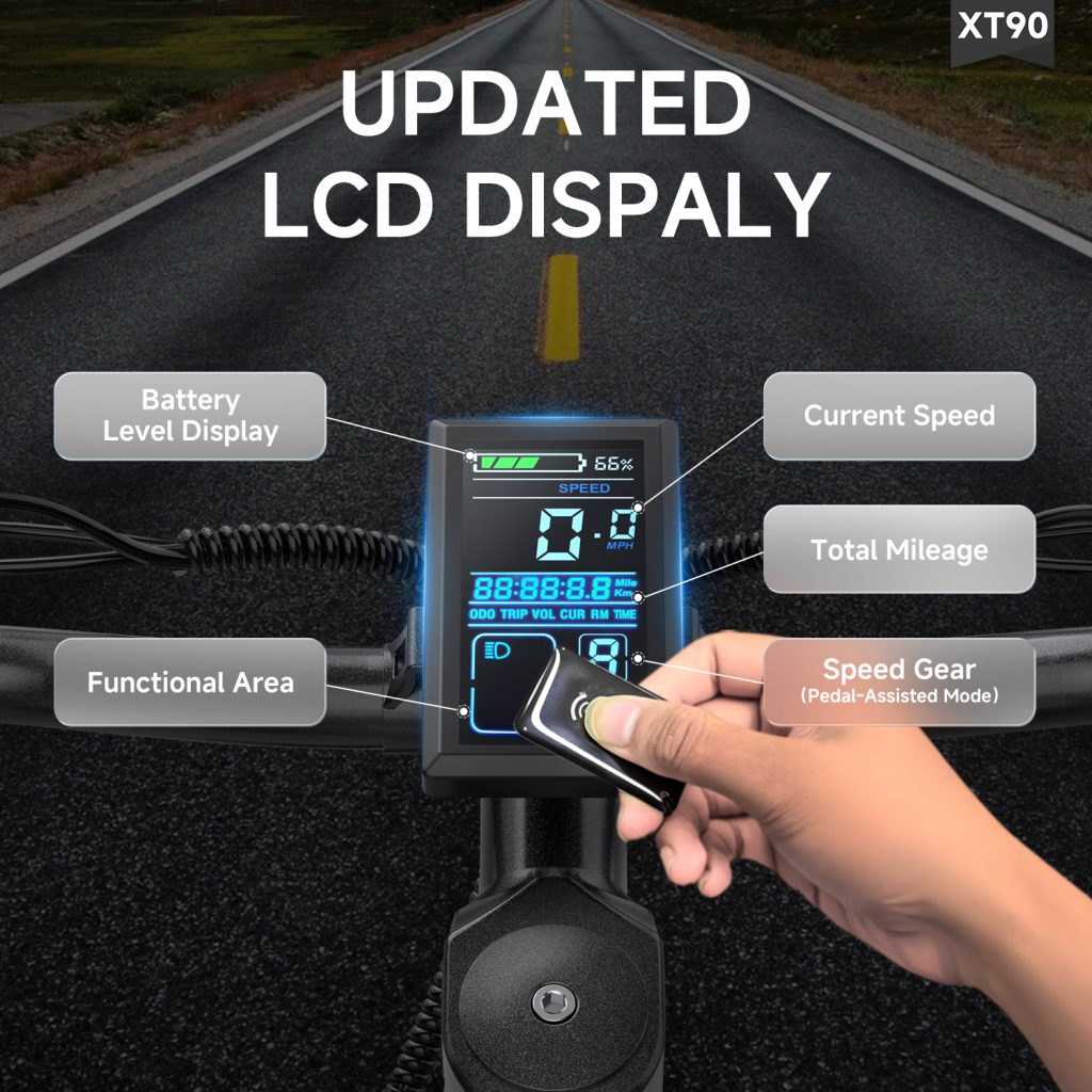 Aairsk XT90 color LCD display with NFC access